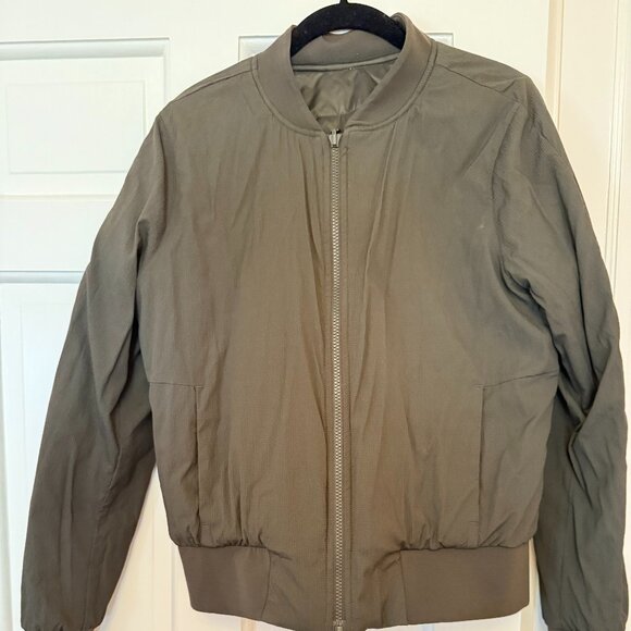 lululemon women's reversible bomber jacket - Picture 1 of 6